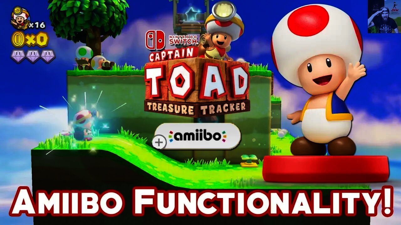 Captain Toad Treasure Tracker - Amiibo Functionality (How it Works)