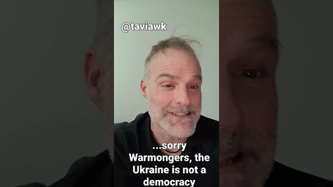 Sorry warmongers, Ukraine is not a democracy....