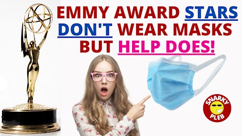 Emmy Award Stars Don't Wear Masks But the Help Does