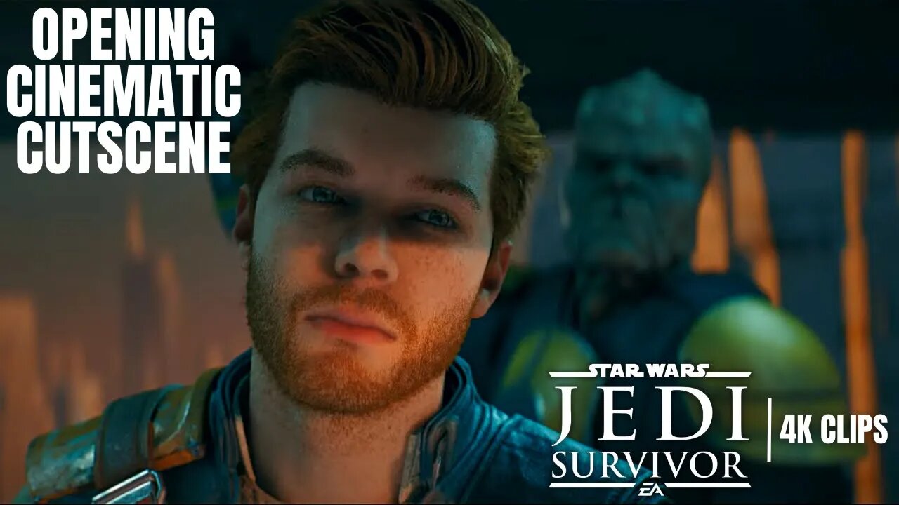 STAR WARS Jedi: Survivor | Opening Cinematic Cutscene (Star Wars Jedi Survivor 4K Clips)