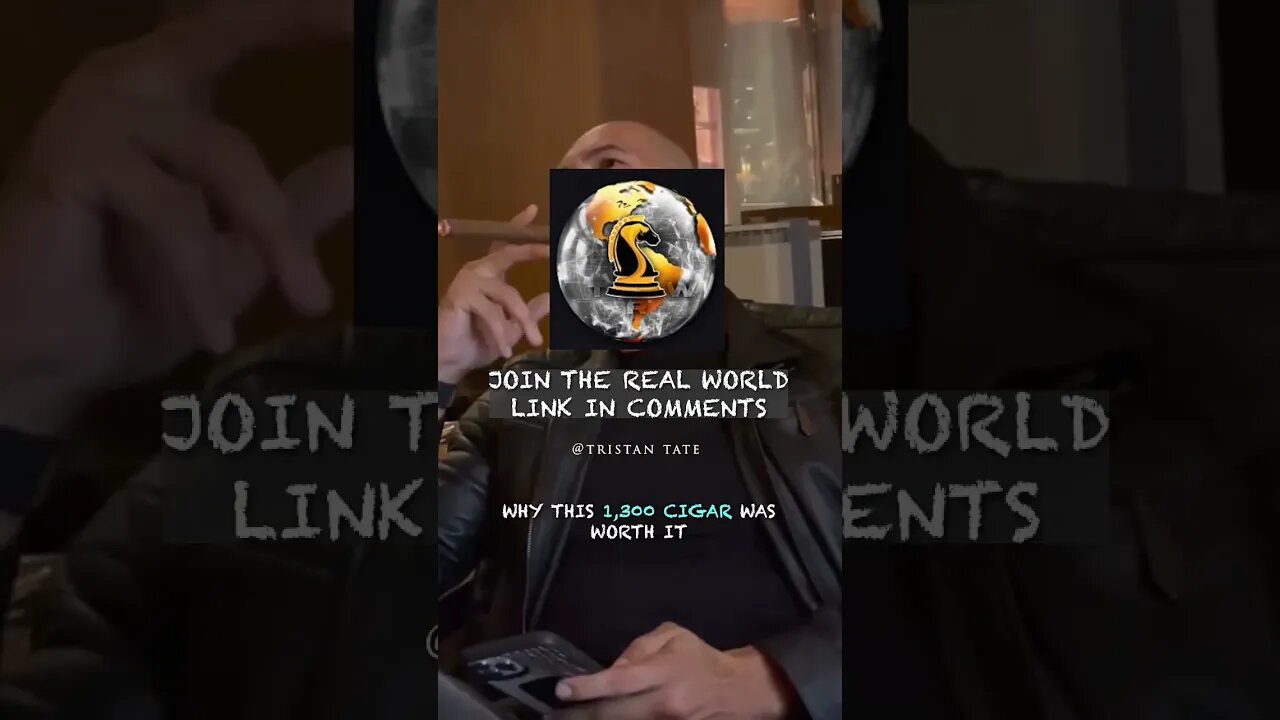 Tristan Tate Why This 1,300 Cigar Was Worth It #Shorts