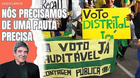 NÓS PRECISAMOS DE UMA PAUTA PRECISA