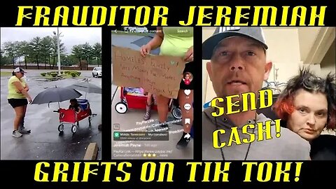 Frauditor Jeremiah is Grifting on Tik Tok for Motel Money!