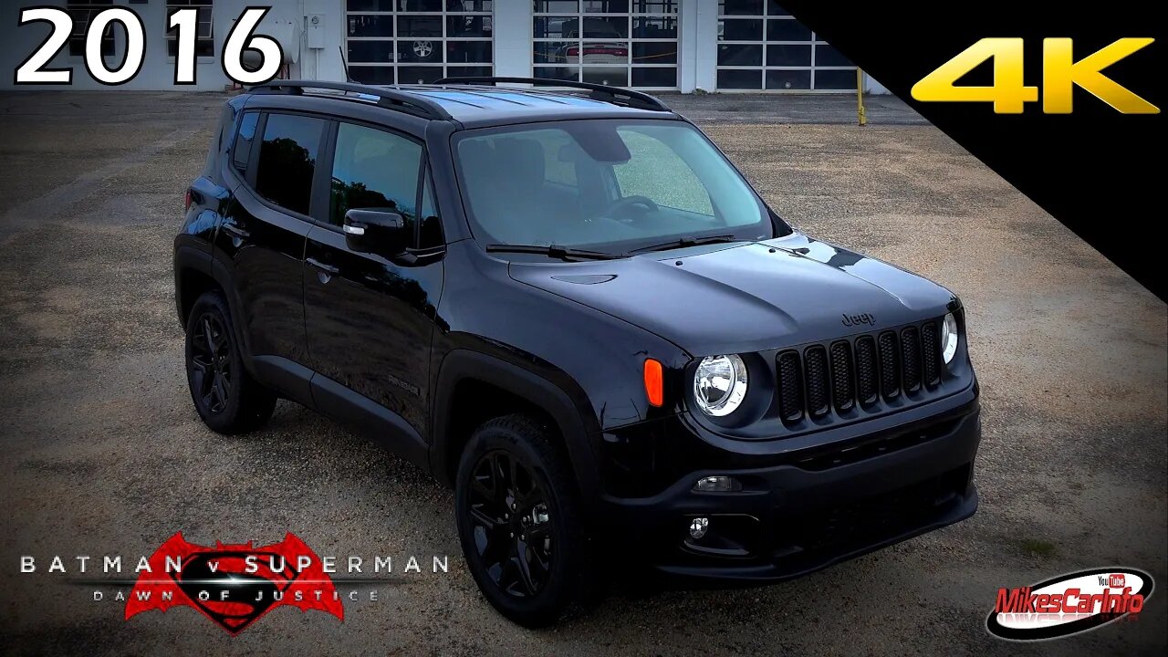 2016 Jeep Renegade Batman v Superman: Dawn of Justice Special Edition - Ultimate In-Depth look in 4K