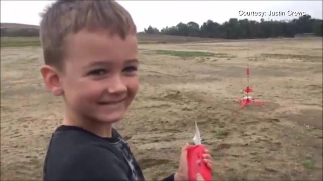 Valley Center dad helps daughter send her loose tooth flying