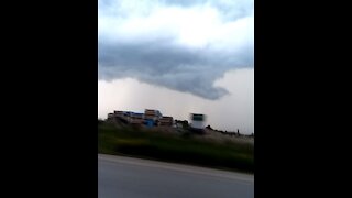 Impressive Clouds followed by a storm