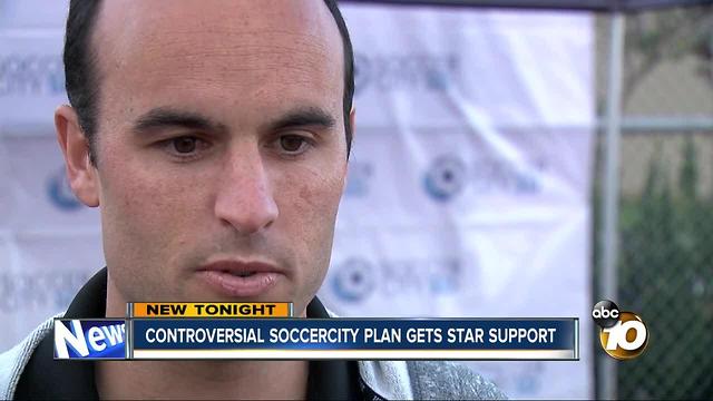 SoccerCity proposal gets superstar support