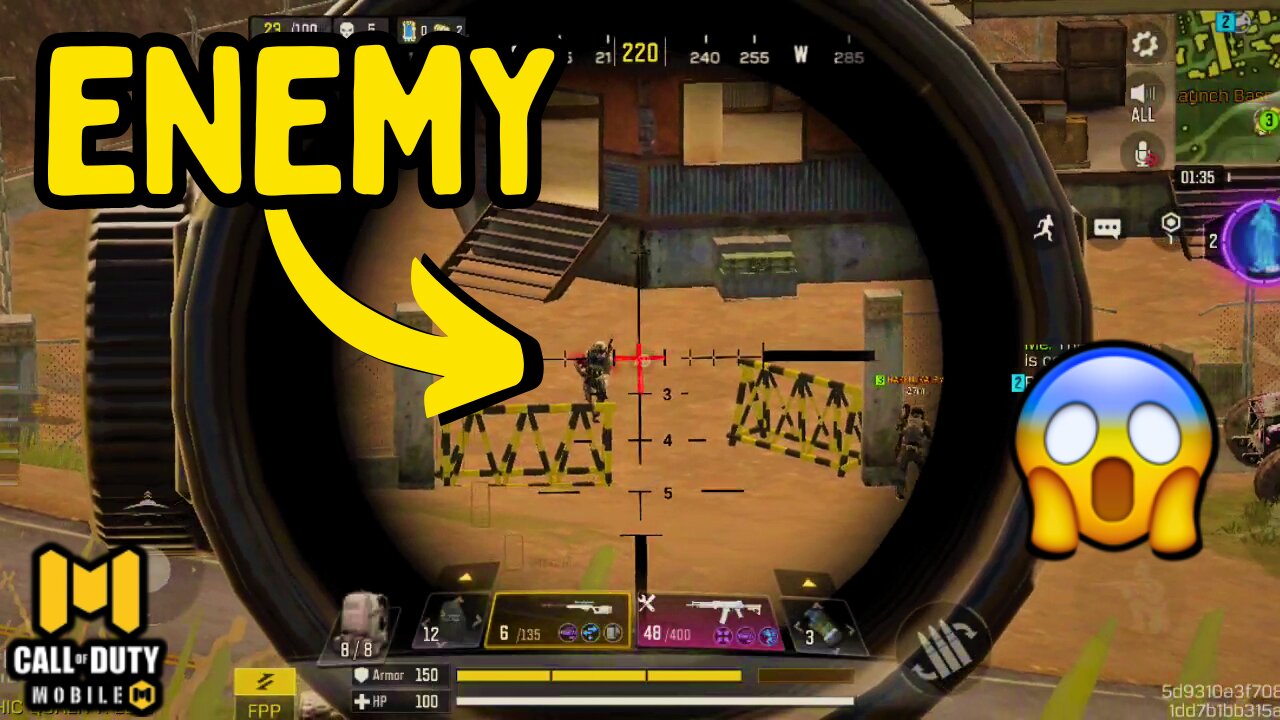 INSANE SNIPER KILL 😱 | Call Of Duty Mobile