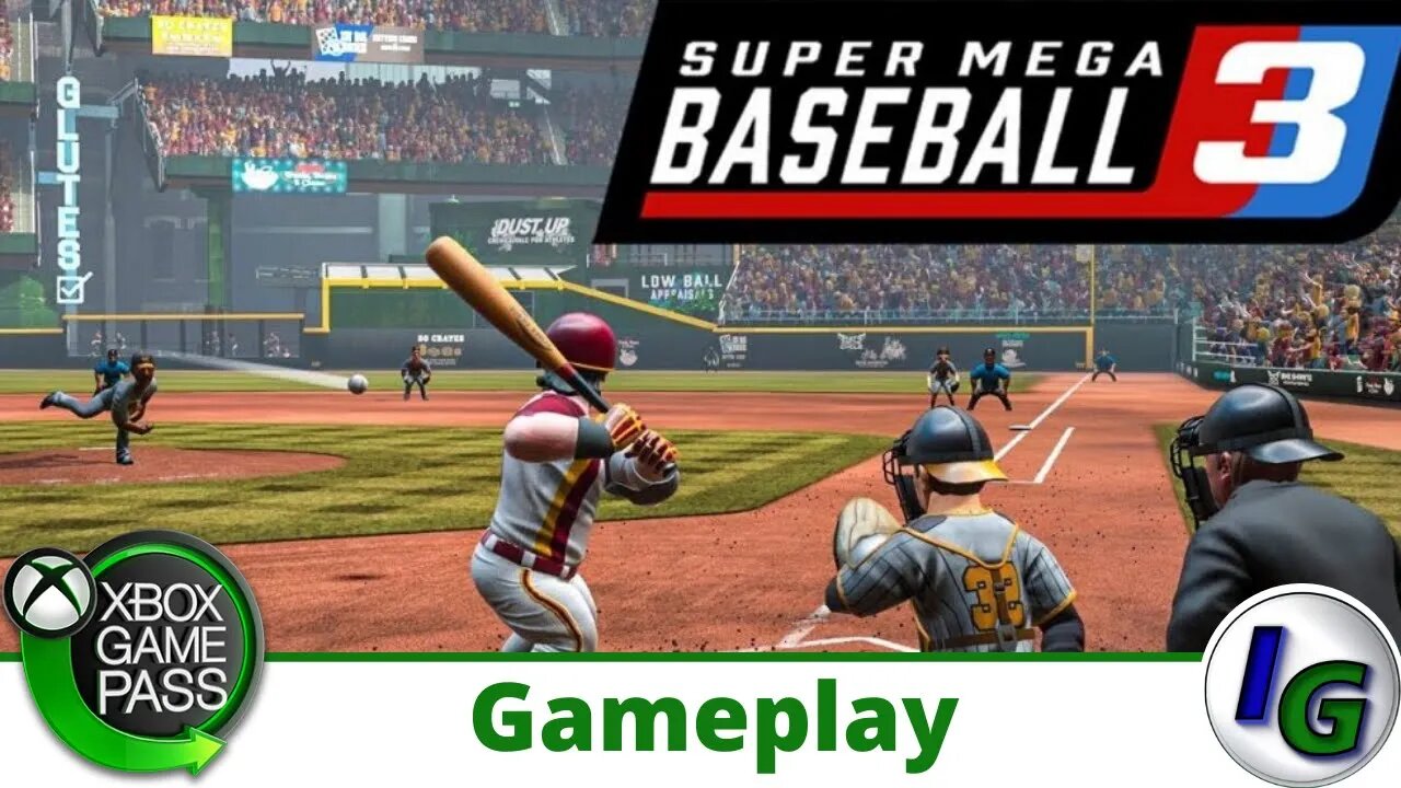 Super Mega Baseball 3 Gameplay on Xbox Game Pass