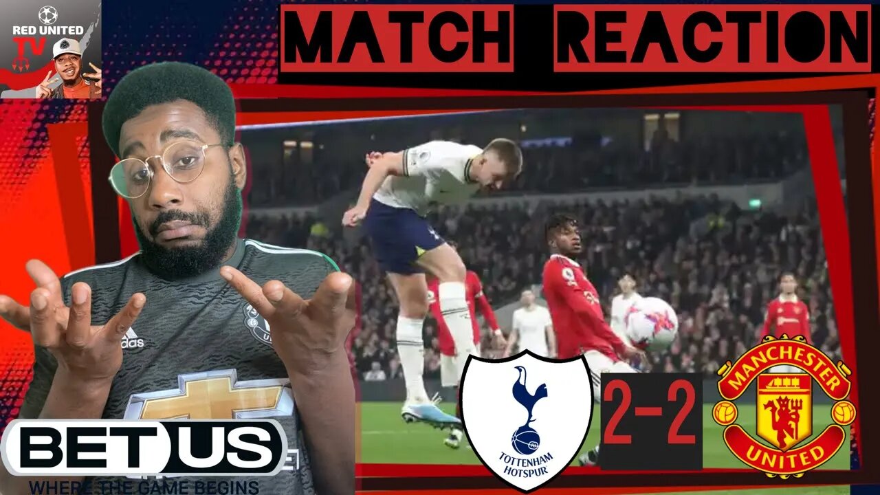 Man United Bottle Jobs! TOTTENHAM 2-2 MANCHESTER UNITED FAN REACTION - Ivorian Spice Reacts