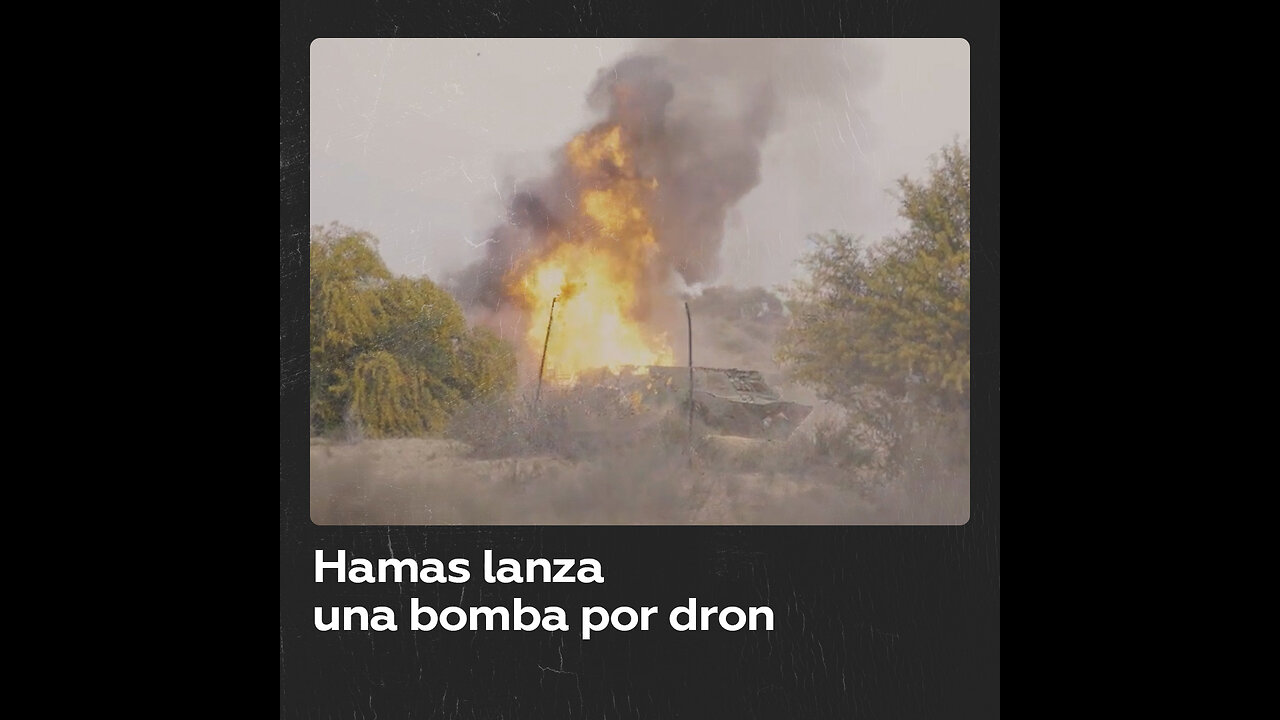 Las Brigadas de al Qassam muestran sus drones en ataque
