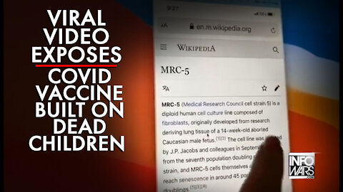 Viral Video Exposes Toxic Covid Vaccine Built on Dead Children