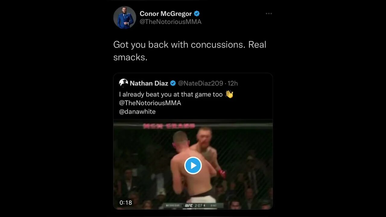 Nate Diaz fires back at Conor Mcgregor slap contest offer