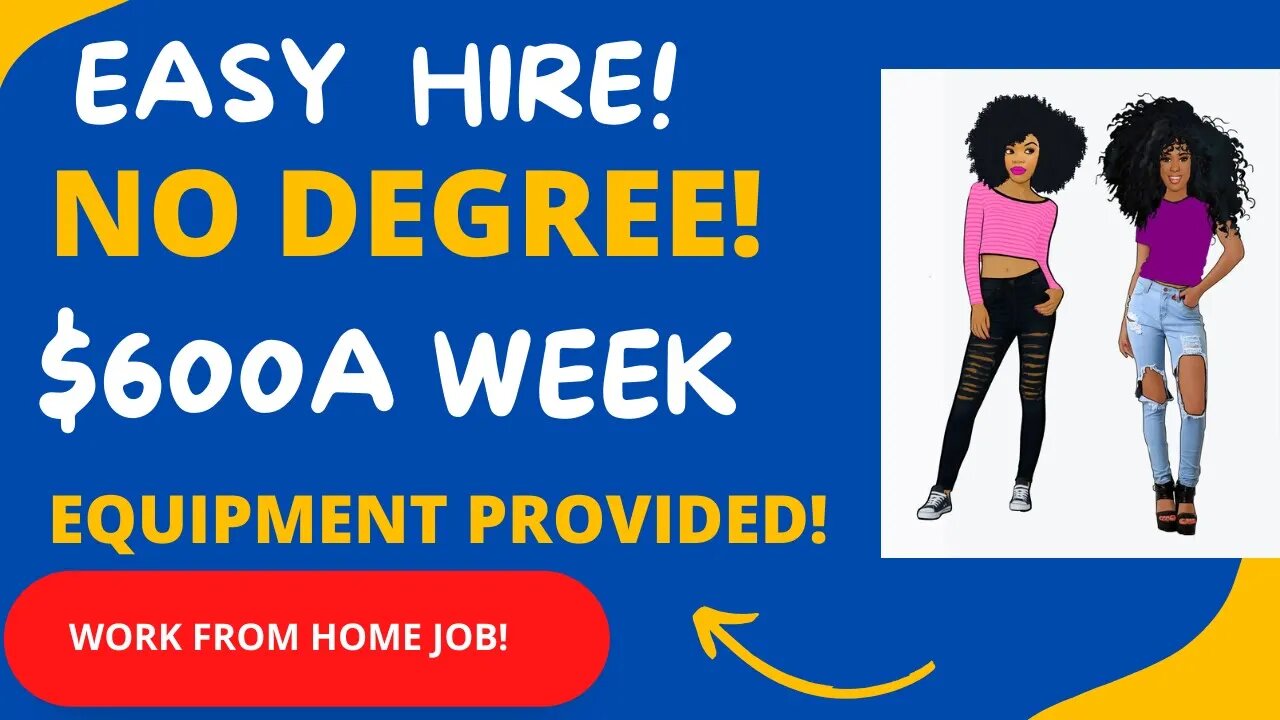 Easy Hire No Degree $600 A Week Equipment Provided Work From Home Job Best Work From Home Jobs 2023