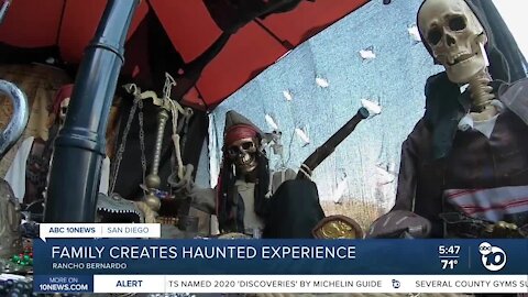 Rancho Bernardo family creates haunted house experience