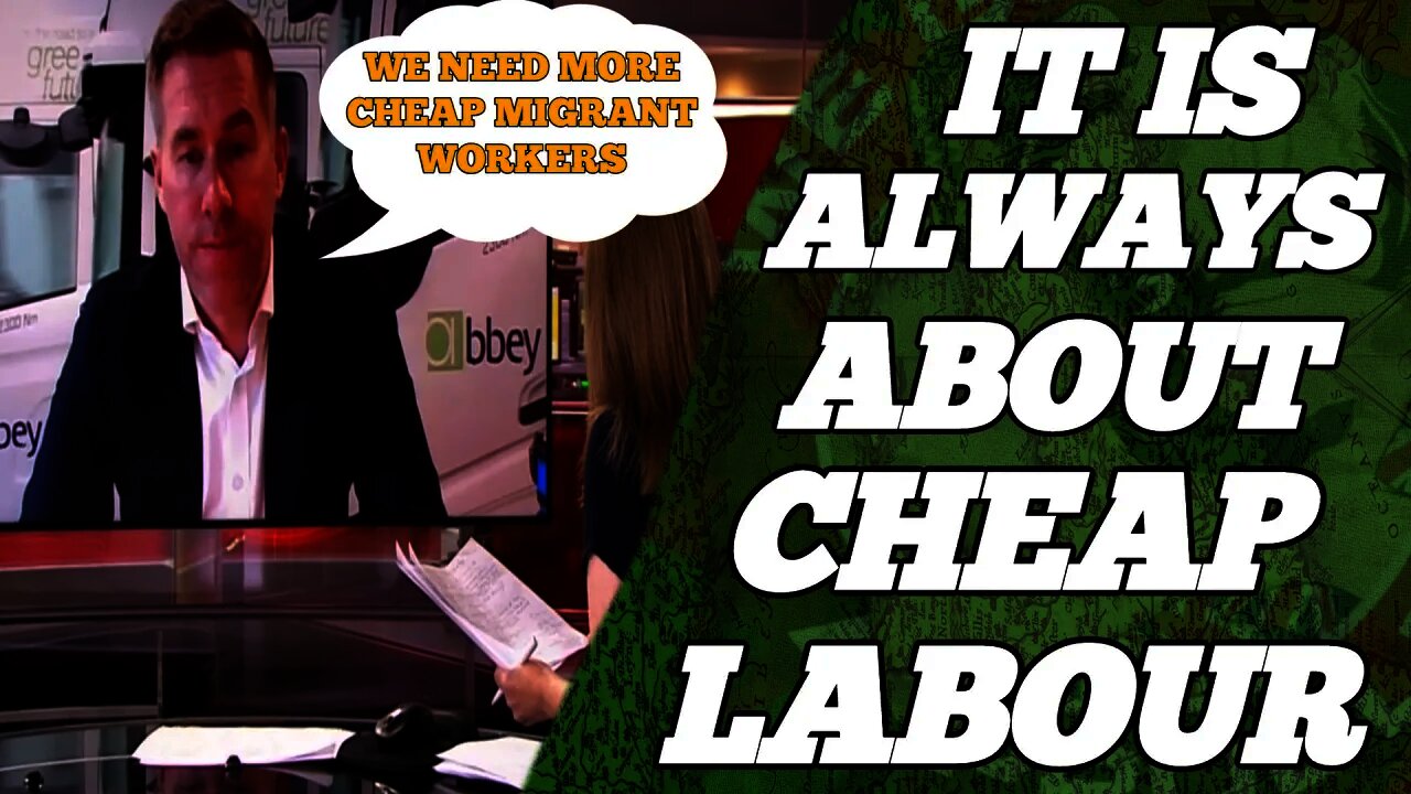 HGV Boss On BBC News Sounds Like He Just Wants Cheap Foreign Labour For Another 5 Years
