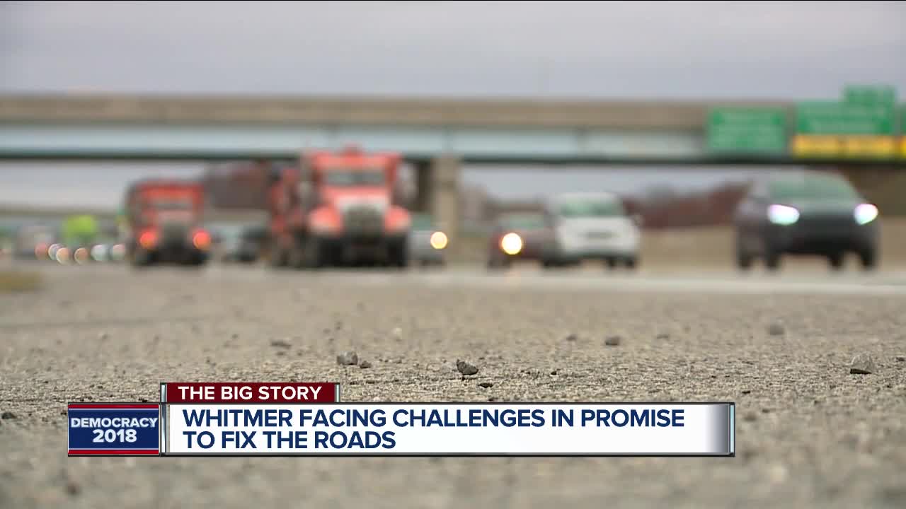 Whitmer promises to build bi-partisan bridges to fix roads