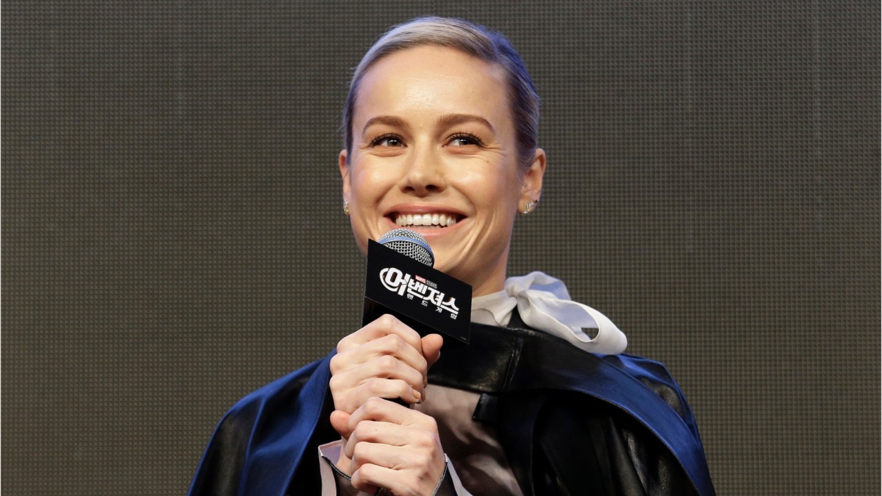Brie Larson Sports Cape At 'Avengers: Endgame' Red Carpet