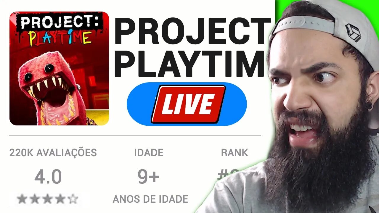 PROJECT PLAYTIME NA ULTIMA LIVE DO ANO AO VIVO! #aovivo #live #liveroblox