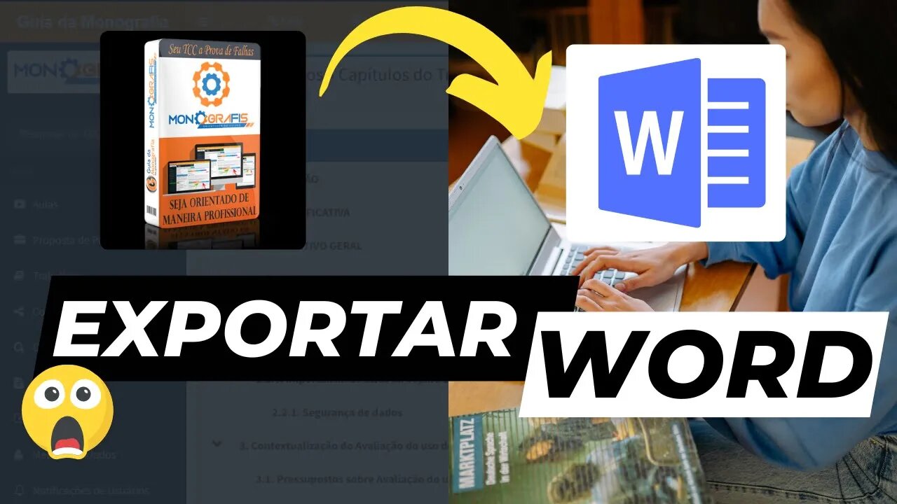 Como exportar seu trabalho do Monografis para o Word: um guia passo a passo