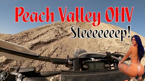 Peach Valley OHV Area - Sedona rear Tires SUCK in the steeeeep!!!!