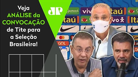 "O que MAIS SURPREENDEU nessa CONVOCAÇÃO do Tite foi..." Veja DEBATE sobre a Seleção Brasileira!