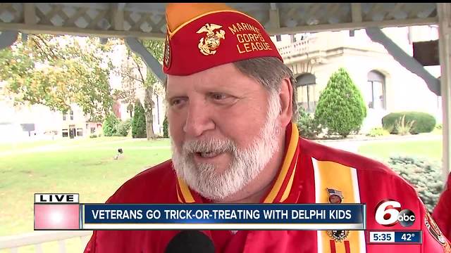 For the first halloween since the deaths of Abby Williams and Libby German, veterans will go trick-or-treating with kids to help keep them safe
