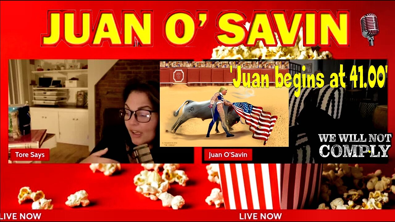 Juan O Savin 6/28/24 (related info and 'Laptop from Hell' links in description)