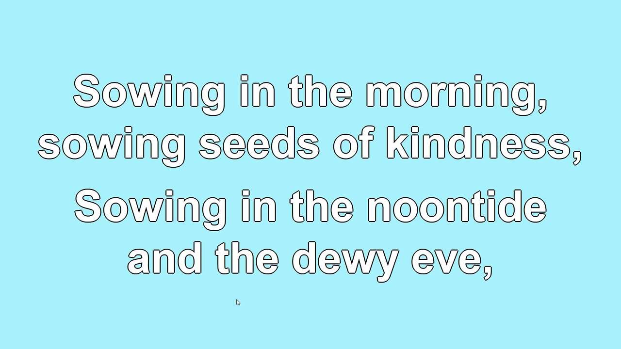 Bringing in the Sheaves Verse 1