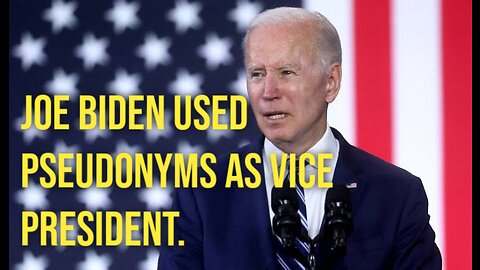 Controversy Surrounding Joe Biden's Use of Pseudonyms