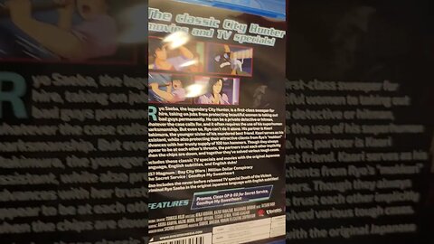 #shorts Up Close of Discotek Bluray City Hunter Classic Movies and TV Specials Collection