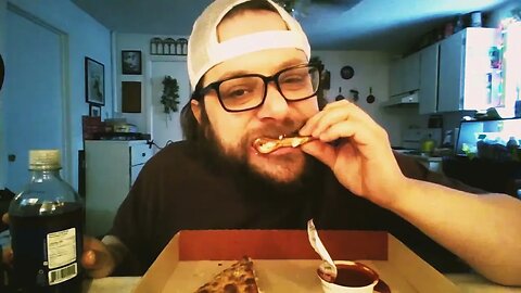 New Pizza Hut Melts Review | Chicken Alfredo Mukbang Review