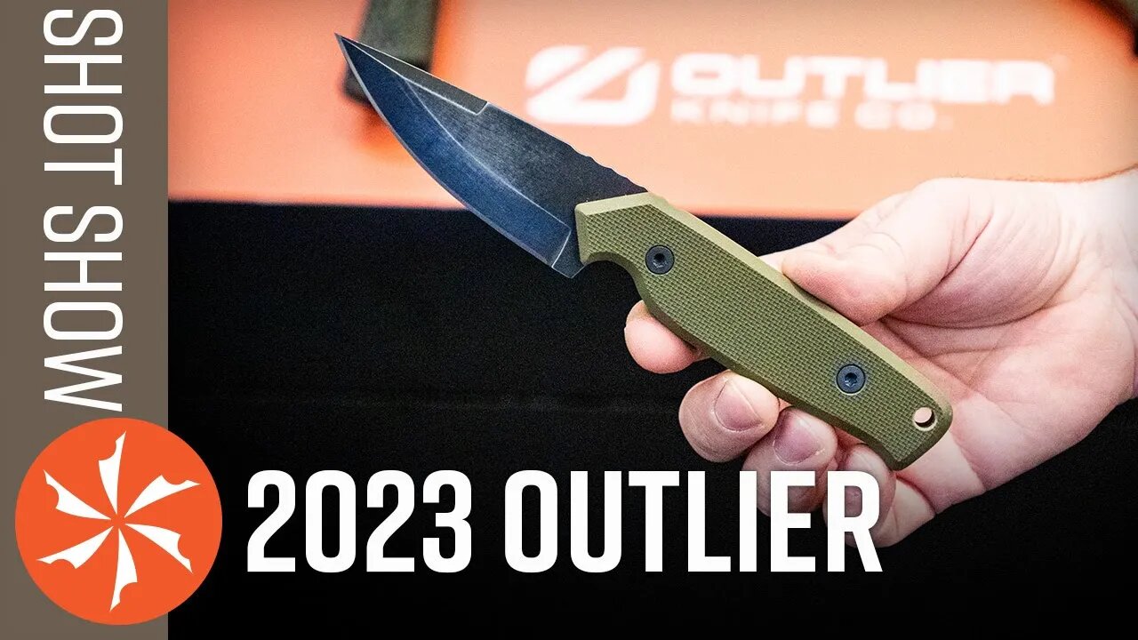 New Outlier Knives at SHOT Show 2023 - KnifeCenter.com