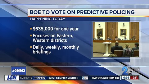 City officials to vote on extending crime 'predicting' program