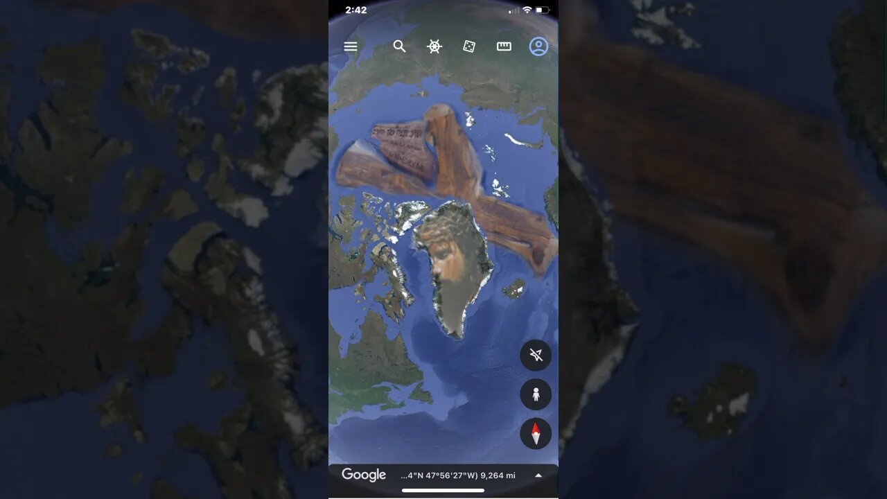 Jesus found on google earth #googleearth