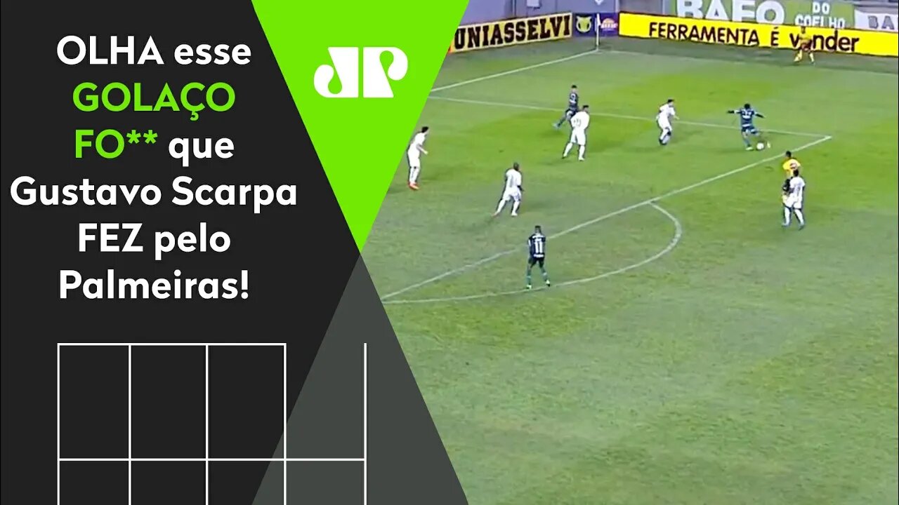 ELE É FO**! OLHA o GOLAÇO que Gustavo Scarpa FEZ em América-MG 0 x 1 Palmeiras!