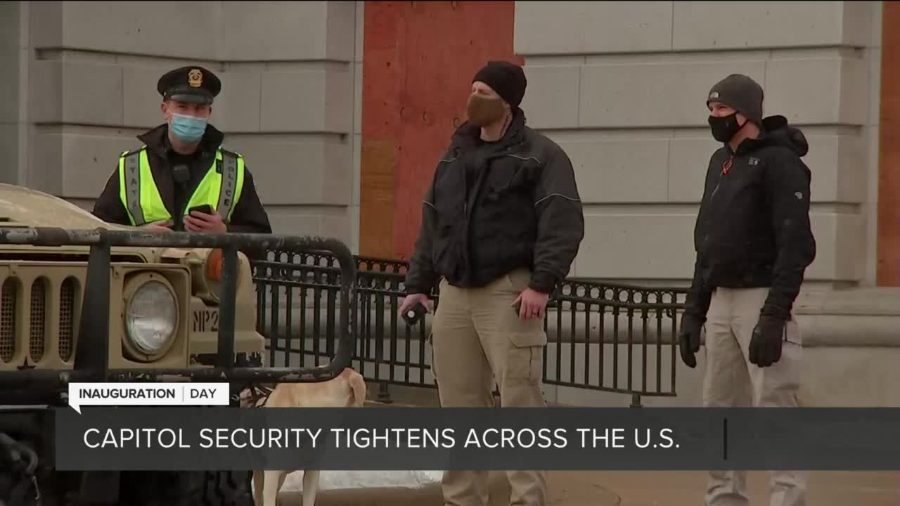 Capitol security tightens across the U.S