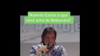 Roberto Carlos apoia Bolsonaro