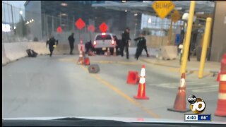 Video shows shootout at San Ysidro Port of Entry