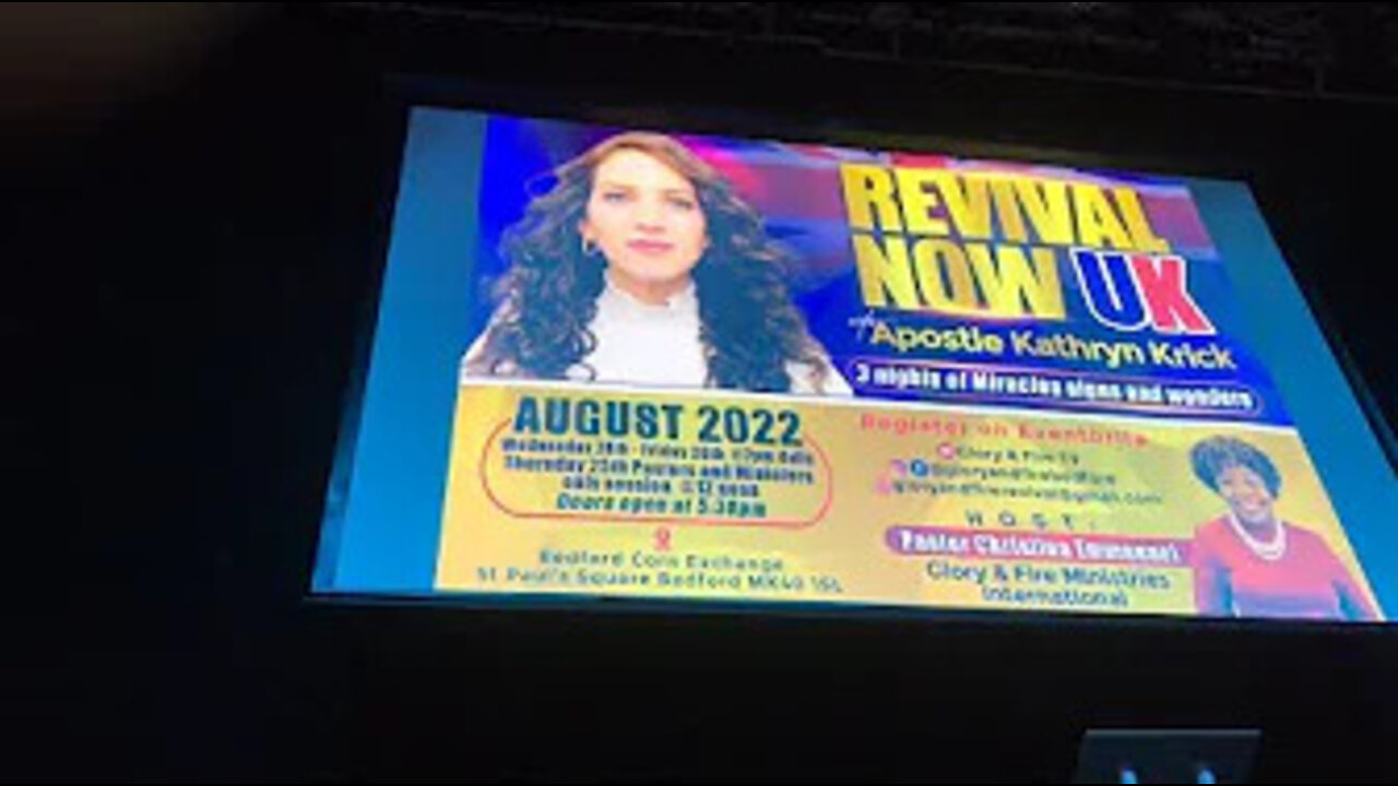 REVIVAL IN UK DAY SESSION
