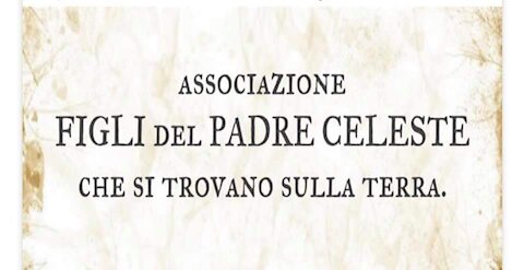 MODULI ASSOCIAZIONE FIGLI DI DIO PADRE CELESTE. 25-02-2021. ELISEO BONANNO.