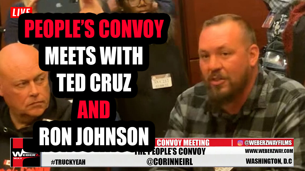 PEOPLE'S CONVOY MEETS WITH TED CRUZ AND RON JOHNSON