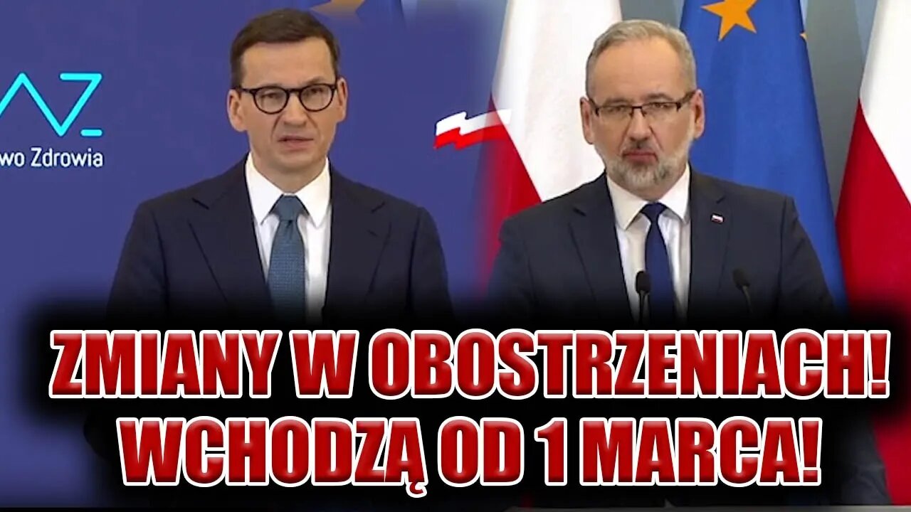 PILNE! Niedzielski ogłasza ZMIANY w restrykcjach covidowych! Zobacz, co się zmieni od 1 marca