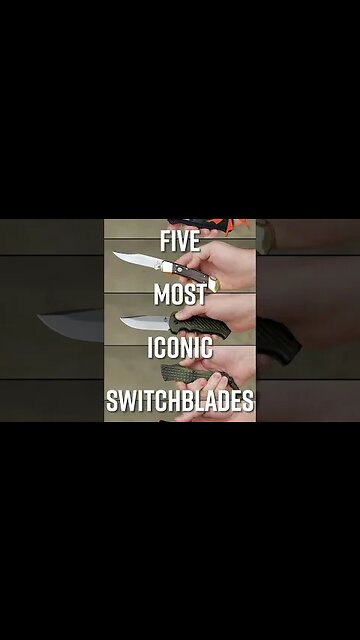 5 Most Iconic Switchblades #KnifeCenter #shorts