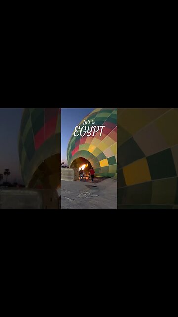 This is Egypt #egypt #travel #pyramids #hotairballoon