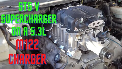 STS V Northstar Supercharger going on a 5.3l Saab 9-7x