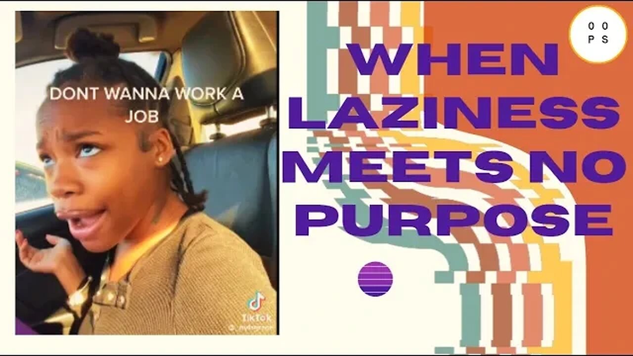 Lazy Tik Tok Girl Doesn't Want To Work ....