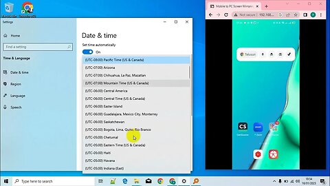 How to set Date Time on Laptop