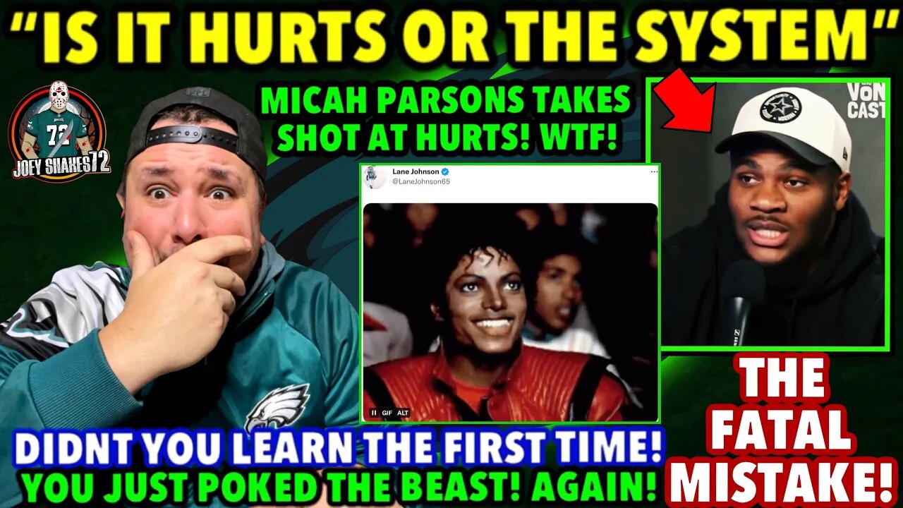 MICAH PARSONS TAKES SHOTS AT JALEN HURTS! Did You Learn The First Time!? Do Not Challenge HURTS? OMG