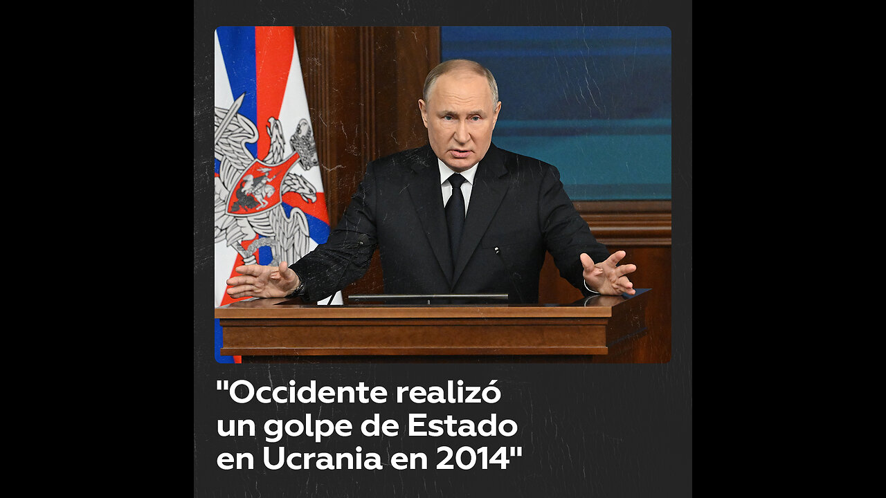 "Occidente realizó un golpe de Estado en Ucrania en 2014"